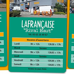 Horaires des déchèteries